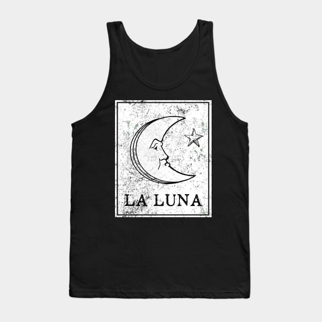 La Luna Loteria Mexican Tarot Card Tank Top by ballhard